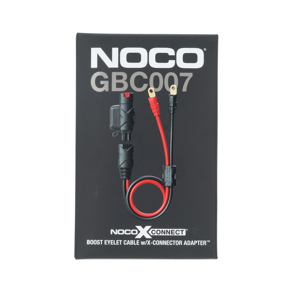 NOCO GBC007 eyelet terminal M6 hole details for secure attachment.