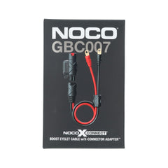 NOCO GBC007 eyelet terminal M6 hole details for secure attachment.