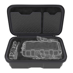 Velvet lining close-up protects GB70 from scratches during transport