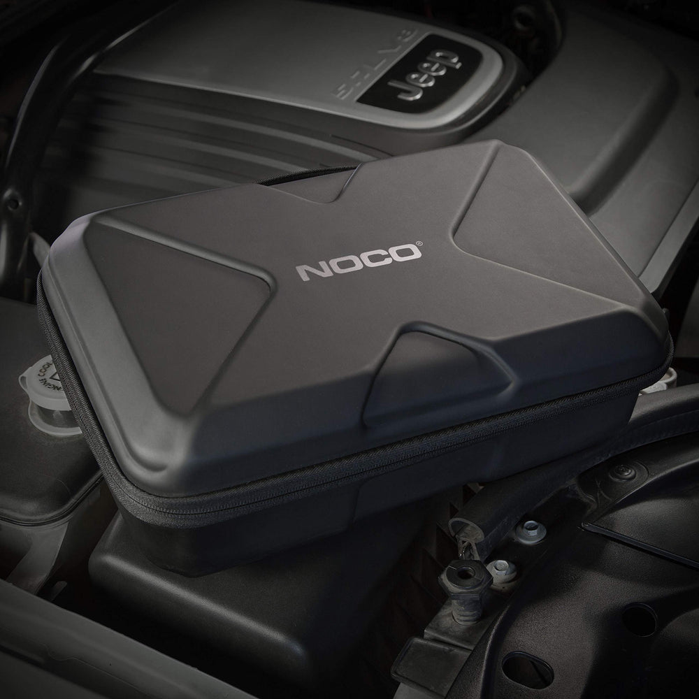 NOCO GBC015 case with molded pull tabs for quick access.