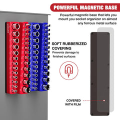 NOEAIKE color-coded markers distinguish metric and SAE sockets at a glance.