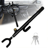 NOEAIKE steering lock carbon steel body protects the wheel and deters theft.