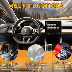 NOEAIKE steering lock easy to lock and unlock for quick security.