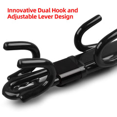 NOEAIKE steering wheel lock compatible with wheels 5-13 inches in diameter.
