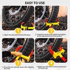 NOEAIKE Trailer Lock compatible with cars and trailers for flexible protection