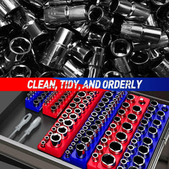 NOEAIKE 1/4-inch kit helps organize a busy toolbox efficiently.