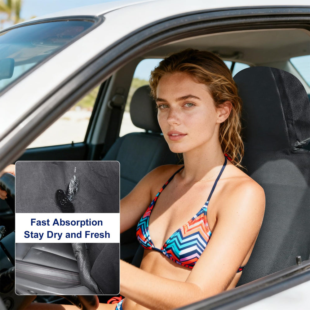Nomiou universal front-seat protector fits a variety of cars