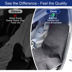 nomiou washable seat cover cleans easily after workouts
