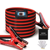 NOONE 2-gauge jumper cable 20 ft enables easy reach for jump starts between vehicles.
