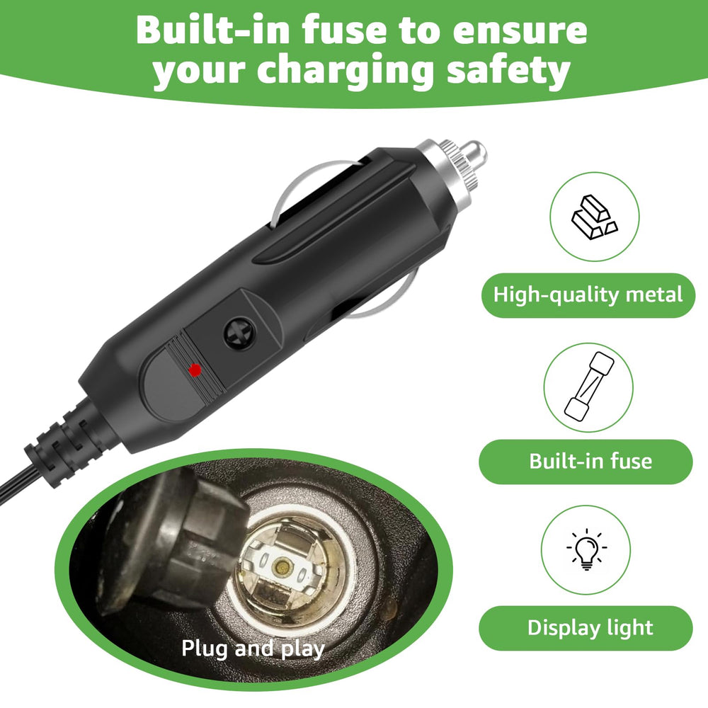 Norward 12V DC output visual for TowMate light bar charging