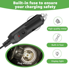 Norward 12V DC output visual for TowMate light bar charging