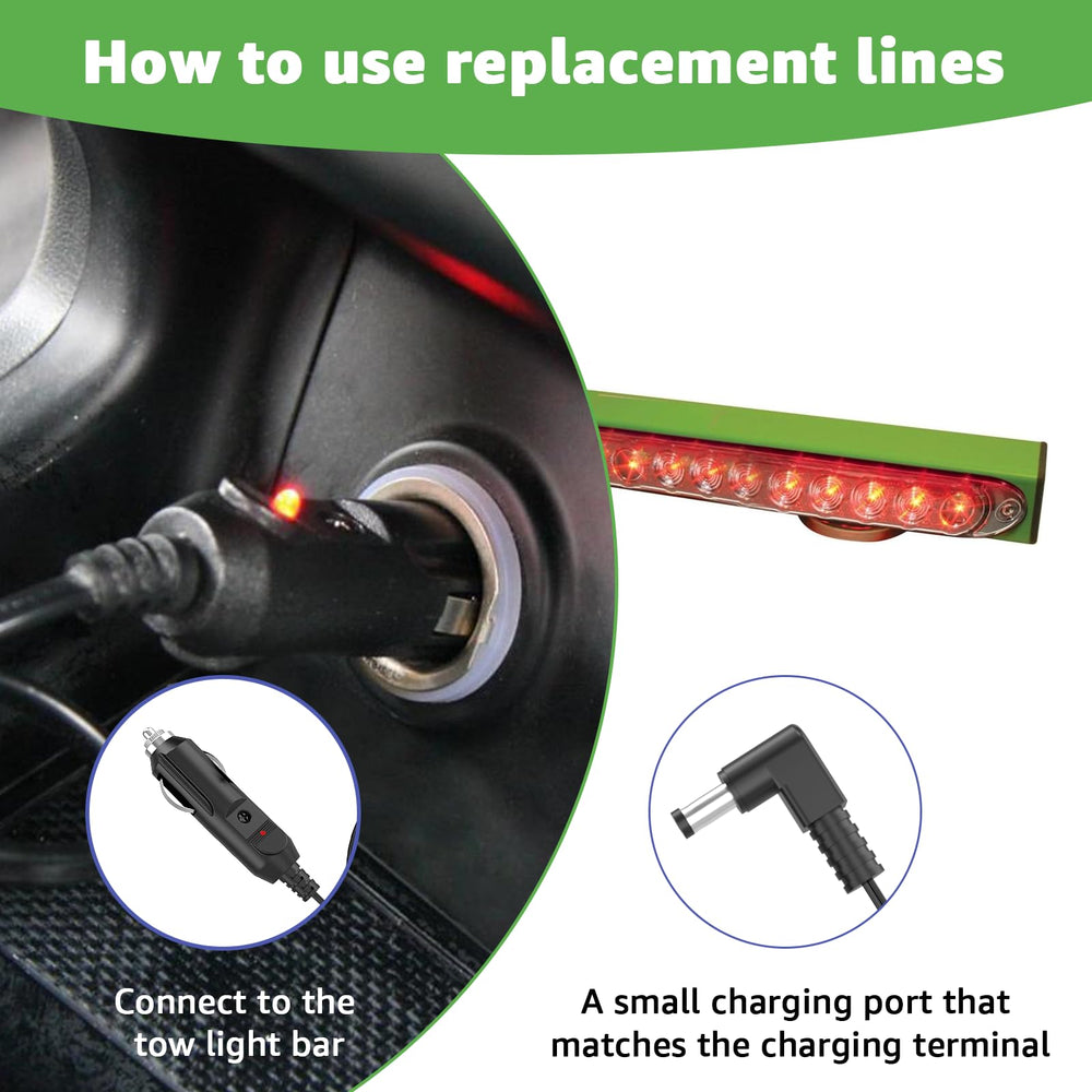 Norward TowMate light bar charger close-up 12V for consistent power on trips