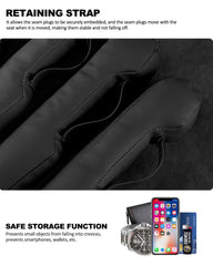 Nosxxus car seat gap filler 2-pack covers driver and passenger sides.