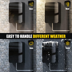 NOTASA wall-mount charger box with pre-drilled holes for quick installation