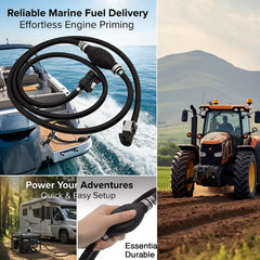 NOTETOUPT 6ft hose offers flexible routing for boats