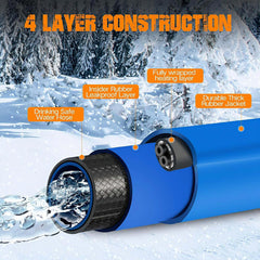 Nottia food-grade lead-free BPA-free hose emphasizes safety and odor-free operation.