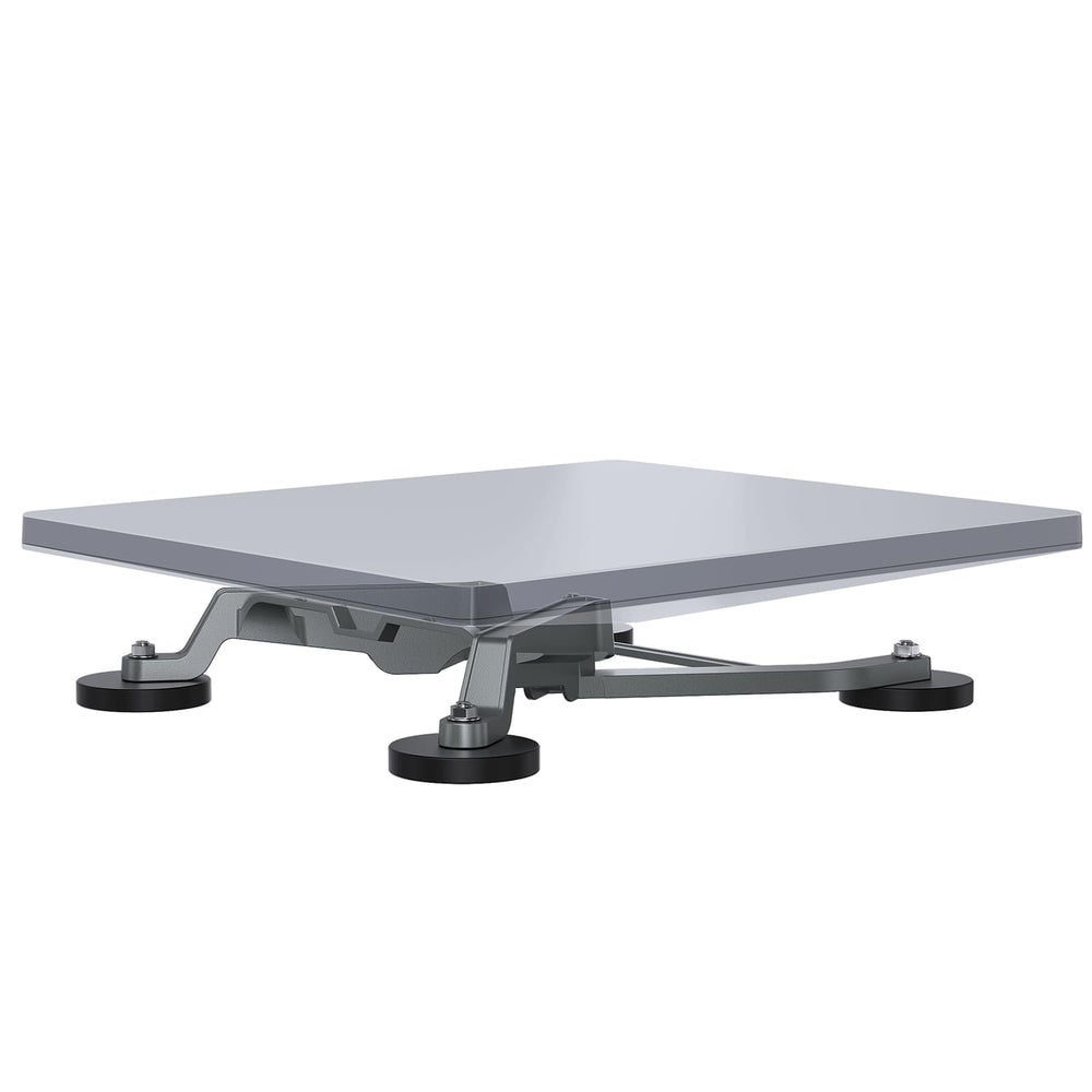 NovaKits Starlink Mini magnetic car mount on roof for secure travel connectivity.