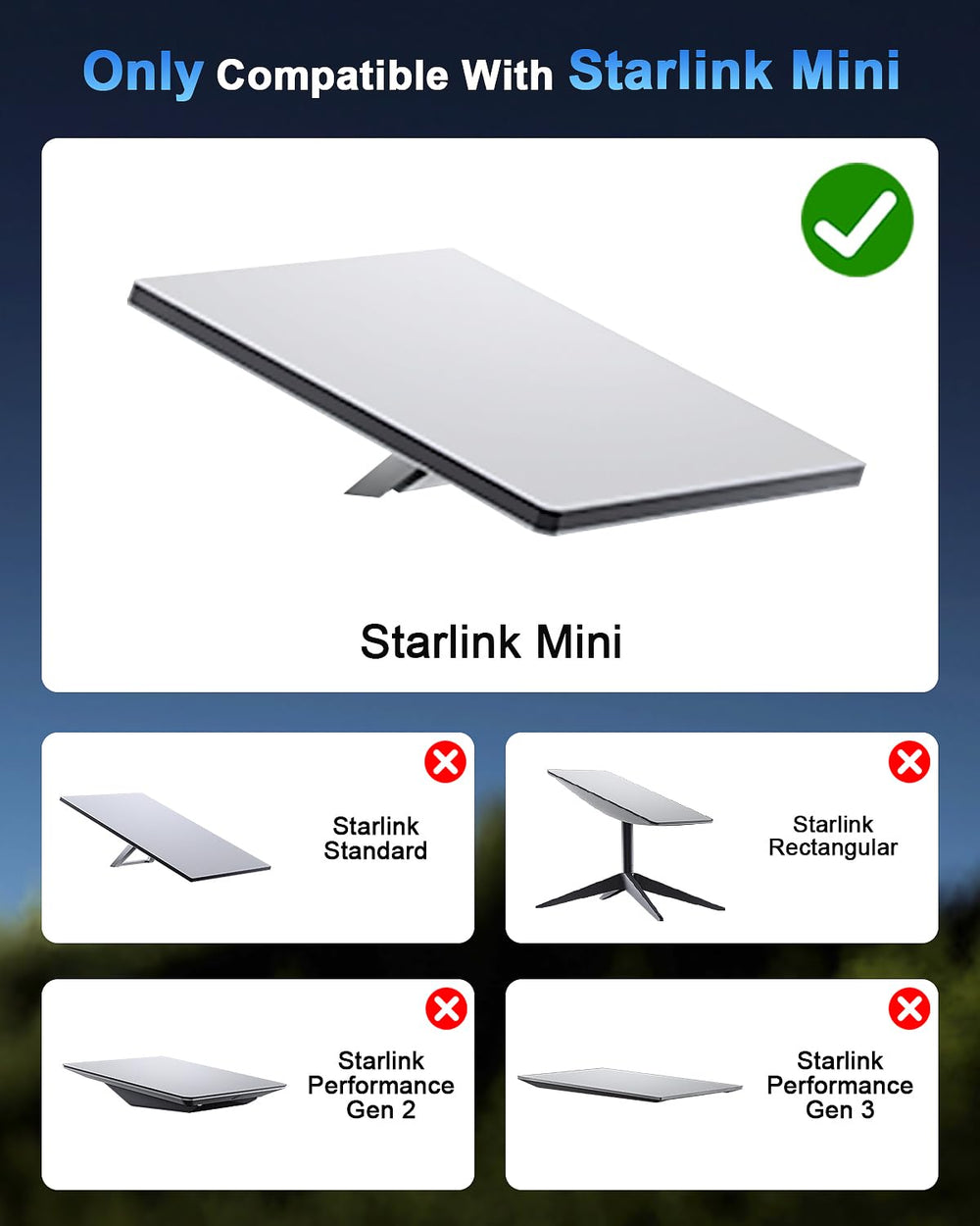 NovaKits Starlink Mini quick-release mount enabling fast, tool-free setup.