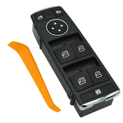 NOVAPARTS master power window switch front driver side for Mercedes W204/W212, reliable replacement.