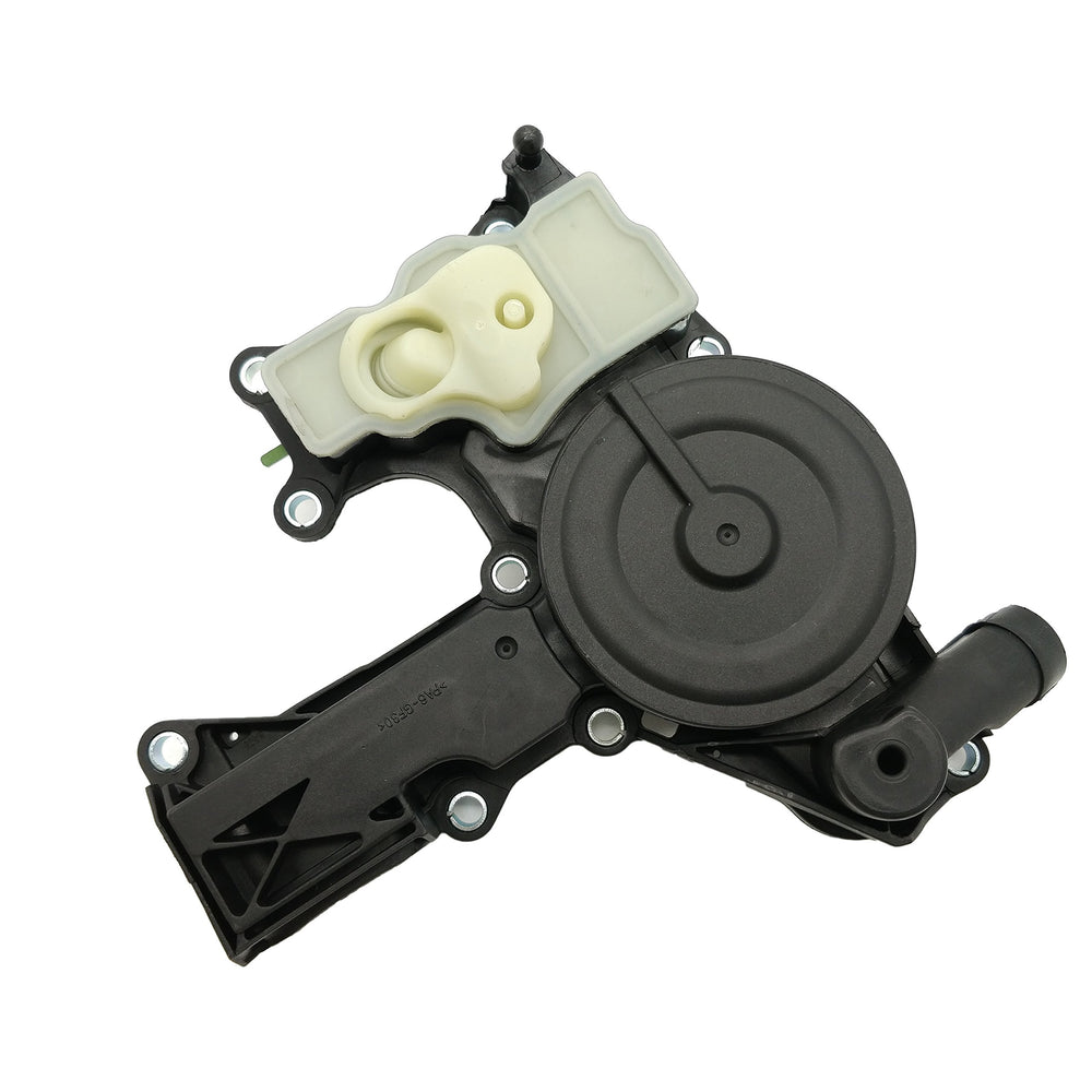 Interior view of Novaparts PCV valve oil separator showing robust construction