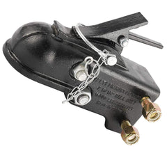 NovelBee 2-5/16 inch ball coupler on channel mount for secure towing.