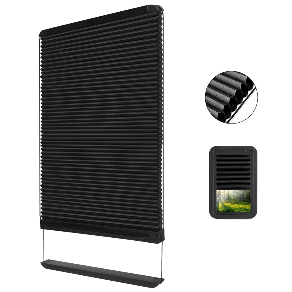 NOVINO Lippert thin shade ready 12x21 door shade for privacy and sun protection.