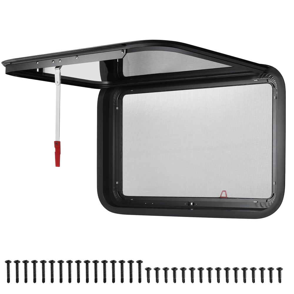 NOVINO RV exit window tinted glass reduces glare and privacy