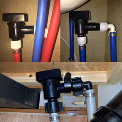 NOVINO RV inlet outlet 1/2 inch NPT connection, secure fit.