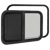 NOVINO RV window 42x22 sliding view for bright, airy cargo trailer interior
