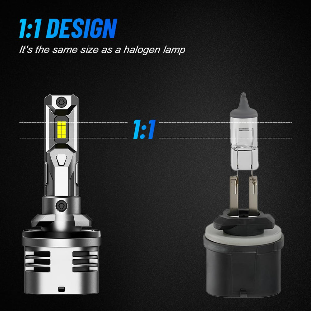 Novsight 880 fog light emits 6500K cool white for crisp visibility.