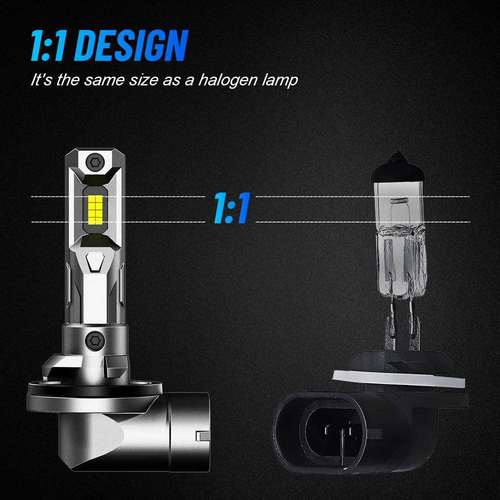 NOVSIGHT 881 LED fog light with plug-and-play installation for quick setup.