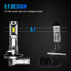 NOVSIGHT 881 LED fog light with plug-and-play installation for quick setup.