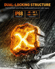 NOVSIGHT pod lights provide wide driving beam for better road coverage