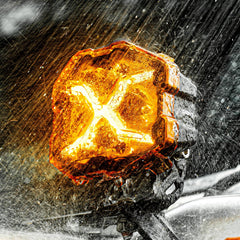 NOVSIGHT X-Series LED pod with yellow DRL for daytime visibility