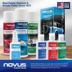 Novus Clear 1000 grit sanding disk for precise surface prep.