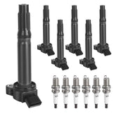NPAUTO ignition coil pack 6pc ready for installation, smooth starts.