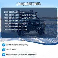 NPAUTO exterior door handle front left finish detail highlighting corrosion resistance