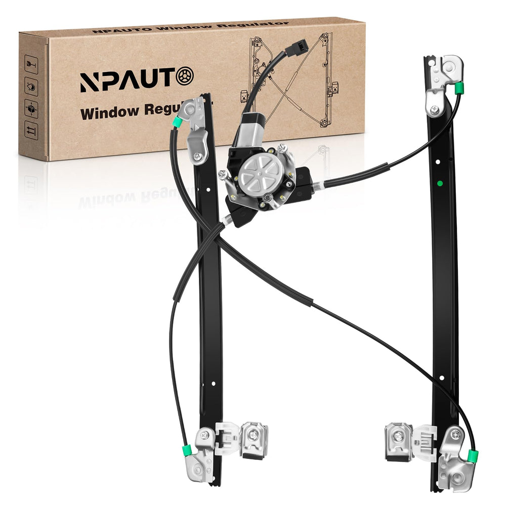 NPAUTO front-driver-side power window regulator with motor assembly for smooth window operation