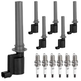 NPAUTO ignition coil pack for 3.0L V6 engine improves ignition consistency