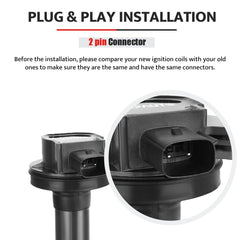 NPAUTO Lincoln MKS ignition coil set for steadier combustion