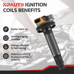 NPAUTO 6pc coil pack for Ford F-150 supports smooth starts and idle