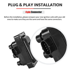 NPAUTO ignition coil pack installation-ready unit simplifies replacement in maintenance.