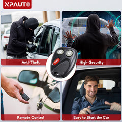 NPAUTO key fob preinstalled electronics