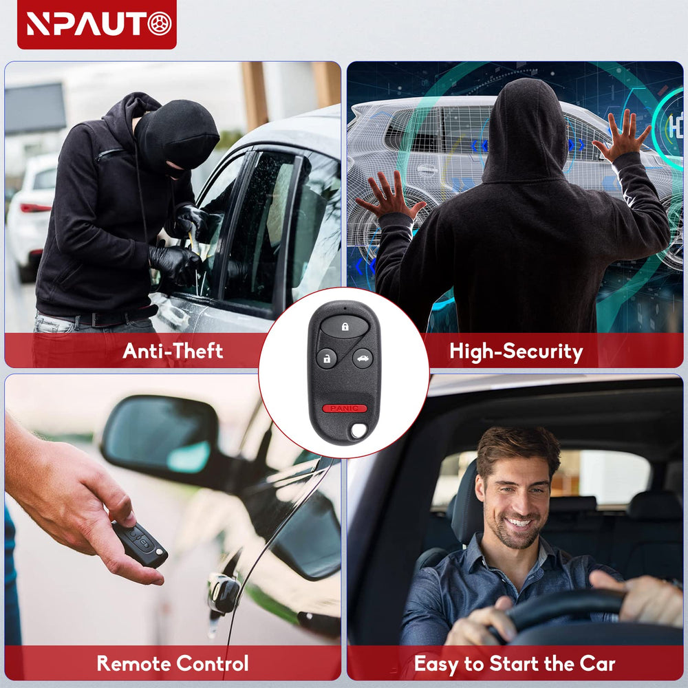 NPAUTO key fob replacement durable outer shell resists drops