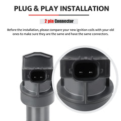 Packaging shows four coils and four plugs included