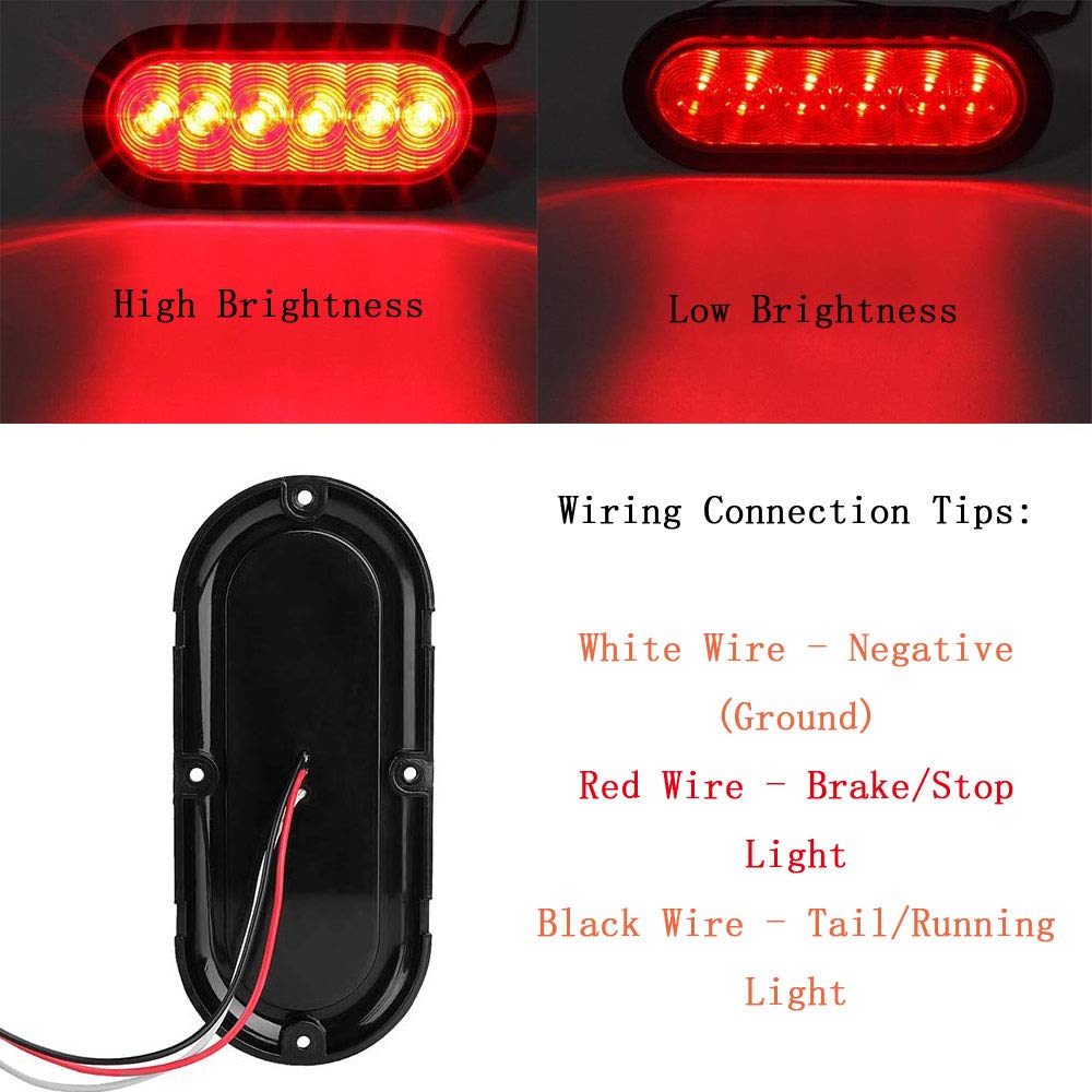 NPAUTO 6 LED stop brake light offers multiple functions for trucks and boats.