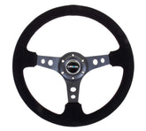 NRG-RST-006-S steering wheel front view showing compact 350mm grip for immersive handling