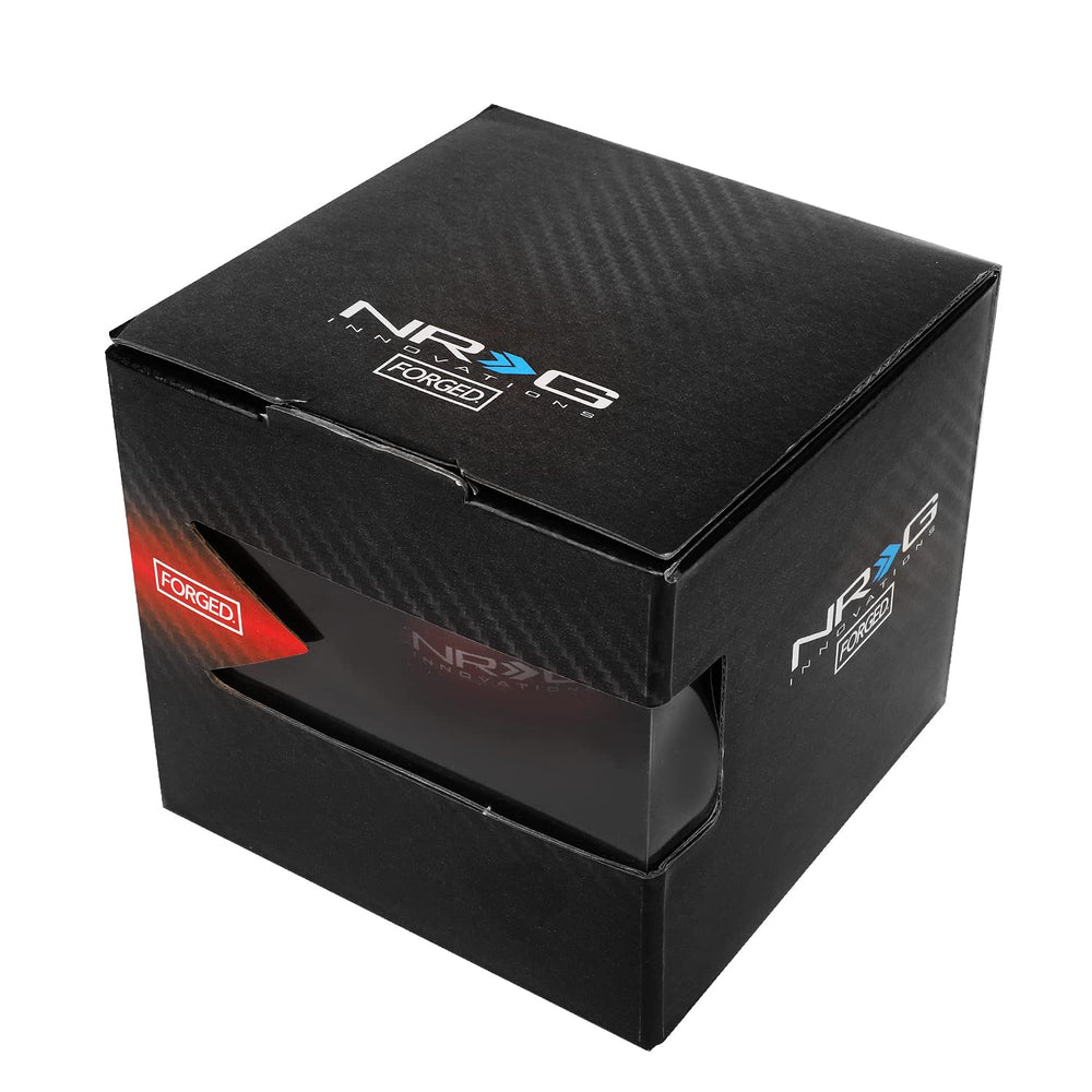 NRG SRK-200RD-TI quick-release in action on steering wheel.