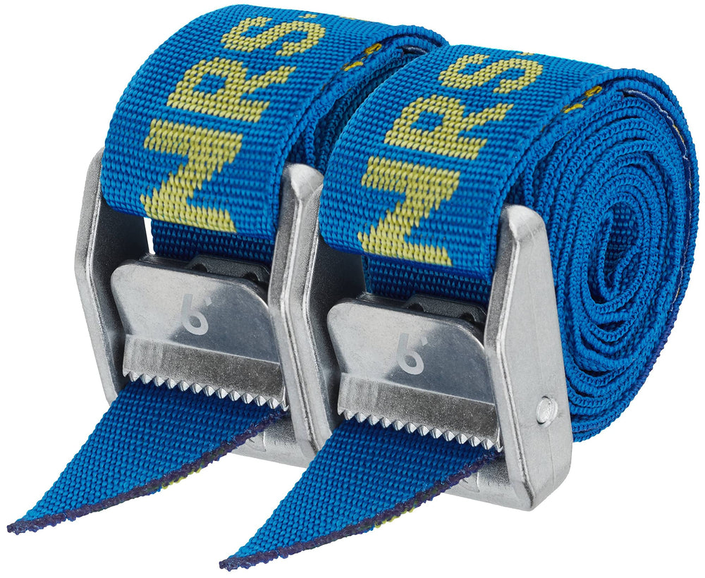 NRS 1.5 inch tie down strap with cam buckle ready for secure cargo.