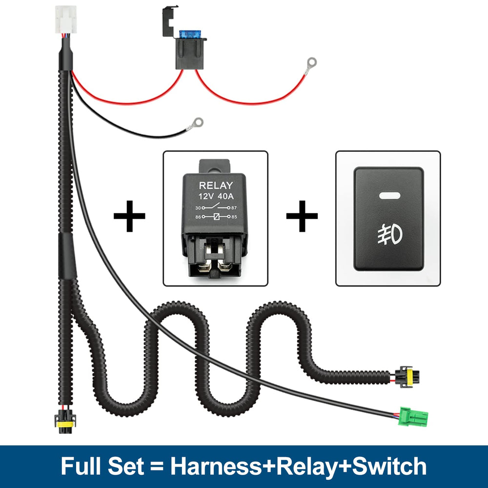 NSLUMO 40A 4-pin relay module for reliable fog lamp power